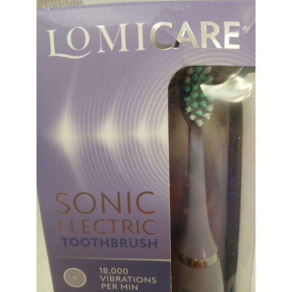 Sonic Electric Toothbrush 2 Heads Batteries included IPX6 Water Resistant - Picture 2 of 11